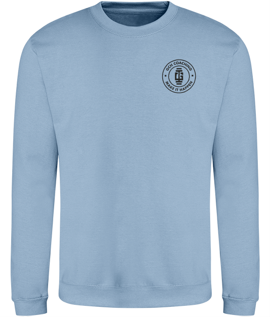 TeamGCH Ladies Sweatshirt Sky Blue